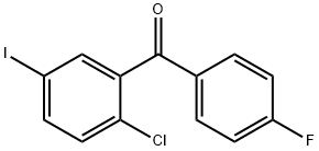 （2 Chloro5 iodophenyl） （4-fluorophenyl） methanoneの構造