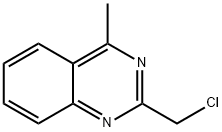 2 （chloromethyl） - 4-methylquinazoline構造