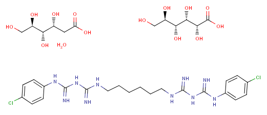 未加工クロルヘキシジンのGluconateの薬剤の中間物CAS 18472-51-0