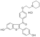 乳癌の処置のためのエストロゲンのステロイドのRaloxifeneの健康な反塩酸塩Raloxifene