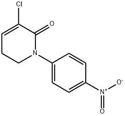 3 Chloro1 （4 nitrophenyl） - 5,6-dihydropyridin-2 （1H） - 1つの構造