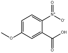 5 Methoxy 2 nitrobenzoic酸の構造