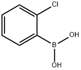 2-Chlorophenylboronic酸の構造