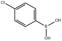 4-Chlorophenylboronic酸の構造