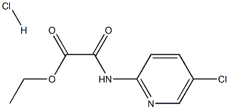 Ethyl 2 （（5-chloropyridin-2-yl）アミノの） - 2-oxoacetate塩酸塩の構造