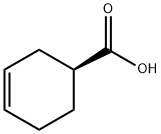 （S） - （-） - 3-CYCLOHEXENECARBOXYLIC酸の構造