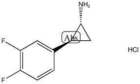 （1R TRANS） - 2 （3,4-difluorophenyl）シクロプロパンのアミン構造