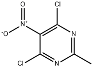 4,6 Dichloro 2メチル5 nitropyrimidineの構造
