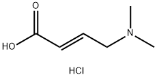 TRANS4 Dimethylaminocrotonic酸の塩酸塩の構造