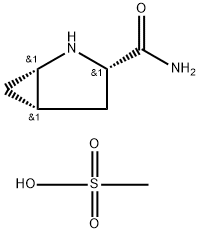 2-Azabicyclo [3.1.0]ヘキサン3 carboxaMide、（1S、3S、5S） -、MonoMethanesulfonateの構造