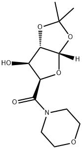 D-xylo-Pentodialdo-5,2-furanose、4,5-O- （1-Methylethylidene） - 1-C-4-Morpholinyl-、（5S） -構造