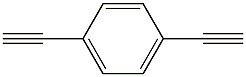 C10H6 1 4 Diethynylbenzene CAS 935-14-8 Yellow Powder 126.15 MW 98% Purity
